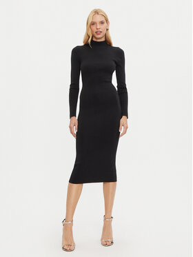 MICHAEL Michael Kors MICHAEL Michael Kors Trikotažinė suknelė MF482Q14VR Juoda Slim Fit