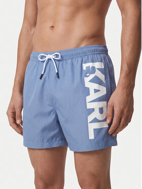 KARL LAGERFELD KARL LAGERFELD Plavecké šortky A1M46013 Modrá Regular Fit