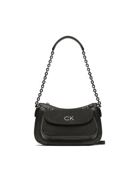 Calvin Klein Calvin Klein Torbica Re-Lock Dbl Shoulder Bag Perf K60K610620 Crna
