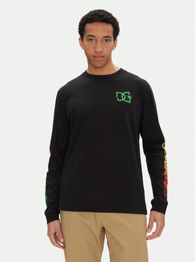 DC DC Тениска с дълъг ръкав ADYZT05474 Черен Standard Fit