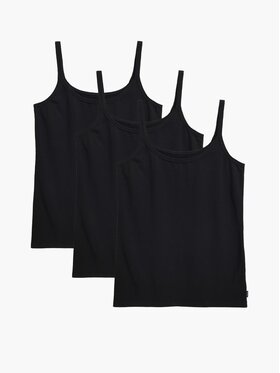 Atlantic Atlantic Top basic Czarny Regular Fit
