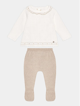 Mayoral Mayoral Set Bluse und Strampelhose 1528 Beige Regular Fit