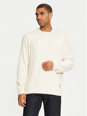 Pepe Jeans Pepe Jeans Pulover Camdem PM702455 Alb Regular Fit