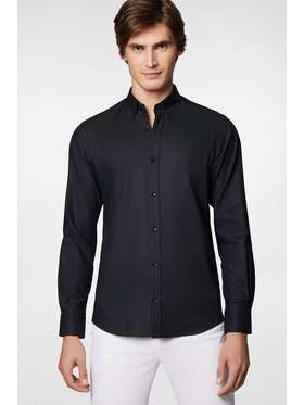 Próchnik Próchnik Koszula PM51 KO073224000048 Czarny Slim Fit