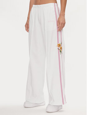 Guess Guess Долнище анцуг V4GB03 KC5R0 Бял Relaxed Fit