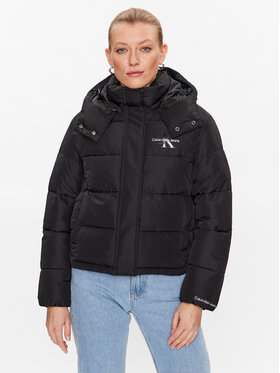 Calvin Klein Jeans Calvin Klein Jeans Pehelykabát J20J221377 Fekete Regular Fit
