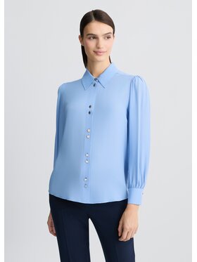 Liu Jo Liu Jo Camicia CA5299T5853X0647 Celeste Regular Fit