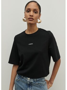 La Mania La Mania Bluzka LOLA 3 Czarny Classic Fit