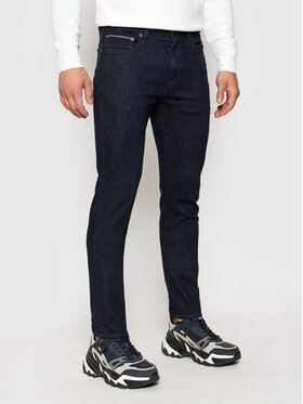 Tommy Hilfiger Tommy Hilfiger Džinsai Bleecker MW0MW15600 Tamsiai mėlyna Slim Fit