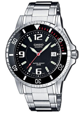 Casio Casio Zegarek MTD-1053D-1AVES Srebrny