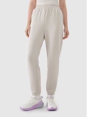 4F 4F Spodnie dresowe 4FWSS25TTROF1010-83S Brązowy Regular Fit