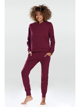 DKaren Sport DKaren Sport Dres Seattle Bordowy Slim Fit