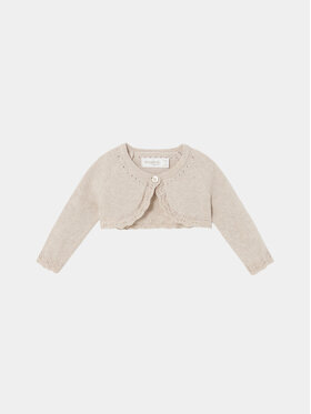 Mayoral Mayoral Bolerojäckchen 318 Beige Regular Fit