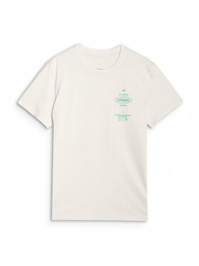 4F 4F T-Shirt SS MIDSHOP TEXTILE Biały Regular Fit