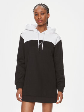 Calvin Klein Jeans Calvin Klein Jeans Φόρεμα υφασμάτινο J20J221410 Μαύρο Regular Fit