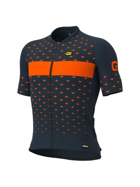 Alé Cycling Alé Cycling Koszulka rowerowa PR-R Stars Czarny Fitted Fit