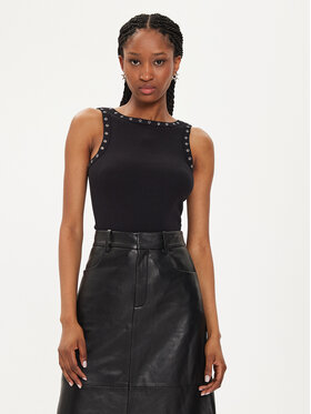 Gestuz Gestuz Top Drew 10908922 Čierna Slim Fit