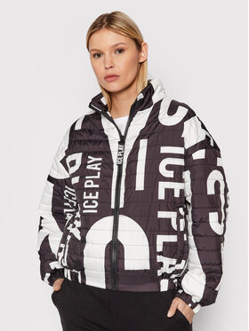 Ice Play Ice Play Μπόμπερ μπουφάν 22E U2M0 J011 6409 S901 Μαύρο Regular Fit