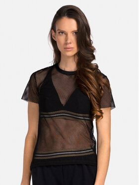 Miss Lou Miss Lou Blusa O-MM1-CZ Nero