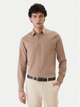 Guess Guess Srajca M6GH18 W1713 Rjava Regular Fit