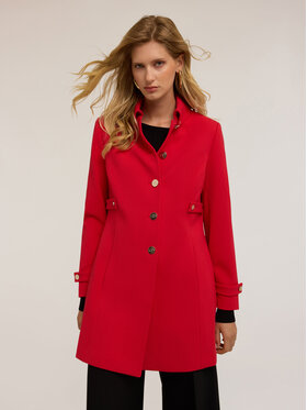 Motivi Motivi Cappotto 0003Q000625N016 Rosso Regular Fit
