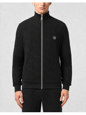 PHILIPP PLEIN PHILIPP PLEIN Běžecká bunda 31042 Černá Jegging Fit