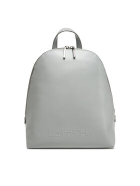 Calvin Klein Calvin Klein Ruksak Embossed Calvin Round Backpack K60K613185 Sivá