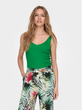 JDY JDY Топ Nanna 15180497 Зелений Slim Fit