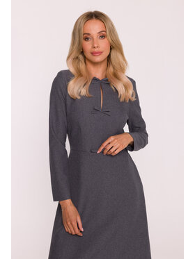 Stylove Stylove Sukienka codzienna S413 Szary A-Line Fit