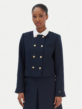 Tommy Hilfiger Tommy Hilfiger Pārejas jaka WW0WW47792 Tumši zils Regular Fit