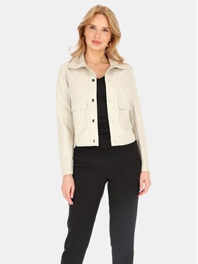 Perso Perso Dámska bunda BLE252676F Sivá Regular Fit