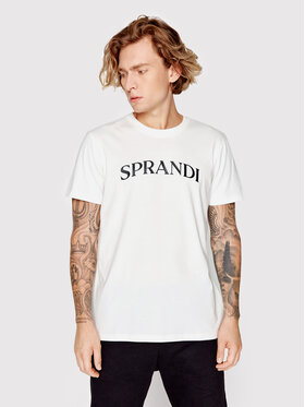 Sprandi Sprandi T-Shirt SP22-TSM540 Bílá Regular Fit