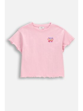 Coccodrillo Coccodrillo T-Shirt WC6143206WGK-007 Różowy Regular Fit
