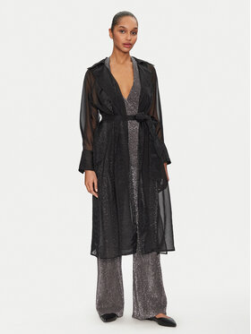 LOLA CASADEMUNT LOLA CASADEMUNT Trench MS2502018 Crna Regular Fit