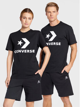 Converse Converse T-Shirt Unisex Star Chevron 10024067-A01 Czarny Regular Fit
