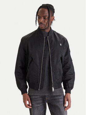HUGO HUGO Bunda bomber Badam2611 50552650 Černá Regular Fit