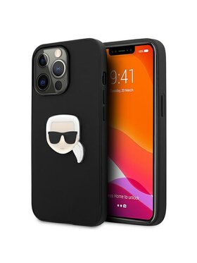 KARL LAGERFELD KARL LAGERFELD Etui na telefon Leather Ikonik Czarny