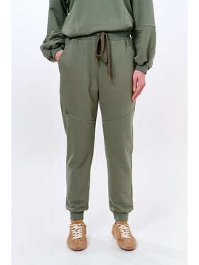 blue shadow blue shadow Spodnie damskie Grekko Zielony Regular Fit