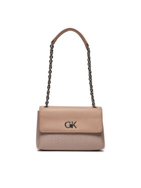 Calvin Klein Ročna Torba Re-Lock K60K611755 Bež