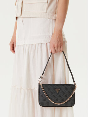 Guess Guess Дамска чанта Noelle II Mini HWBG96 72720 Сив