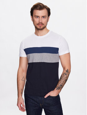 Geox Geox Тишърт M3510F-T2870 F1613 Бял Regular Fit