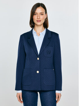 BIG STAR BIG STAR Marynarka NORBIA Granatowy Slim Fit
