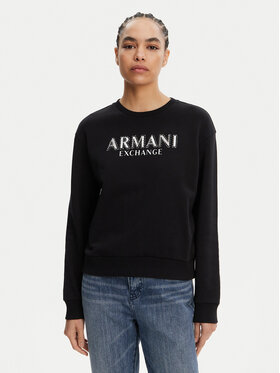 Armani Exchange Armani Exchange Majica dugih rukava XW000159 AF11851 UC001 Crna Regular Fit