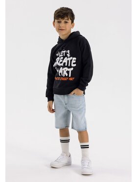 minoti minoti Szorty jeansowe 23short41 Niebieski Regular Fit