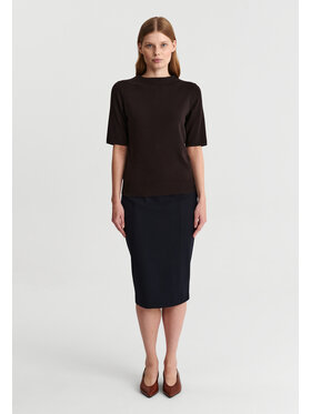 TATUUM TATUUM Bluzka MOLES Brązowy Classic Fit