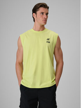 4F 4F Tank top FOB SUMMER Zielony Loose Fit