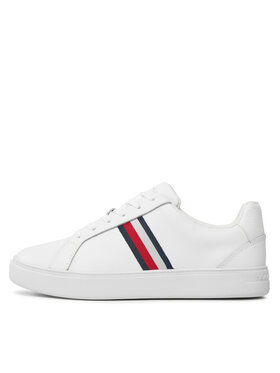 Tommy Hilfiger Superge Essential Court Sneaker Stripes FW0FW07779 Bela