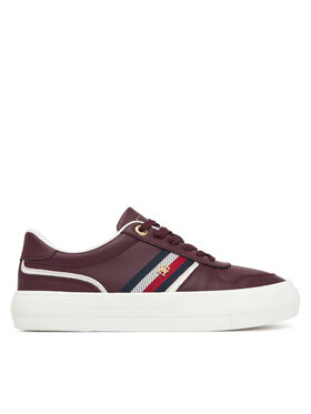 Tommy Hilfiger Tommy Hilfiger Sneakers Th Platform Vulc Leather FW0FW09603 Marrone
