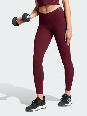 adidas adidas Legginsy 164625 Czerwony Fitted Fit