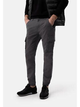 Volcano Volcano Spodnie cargo R-ALPIN Szary Regular Fit